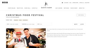 darts farm christmas food festival